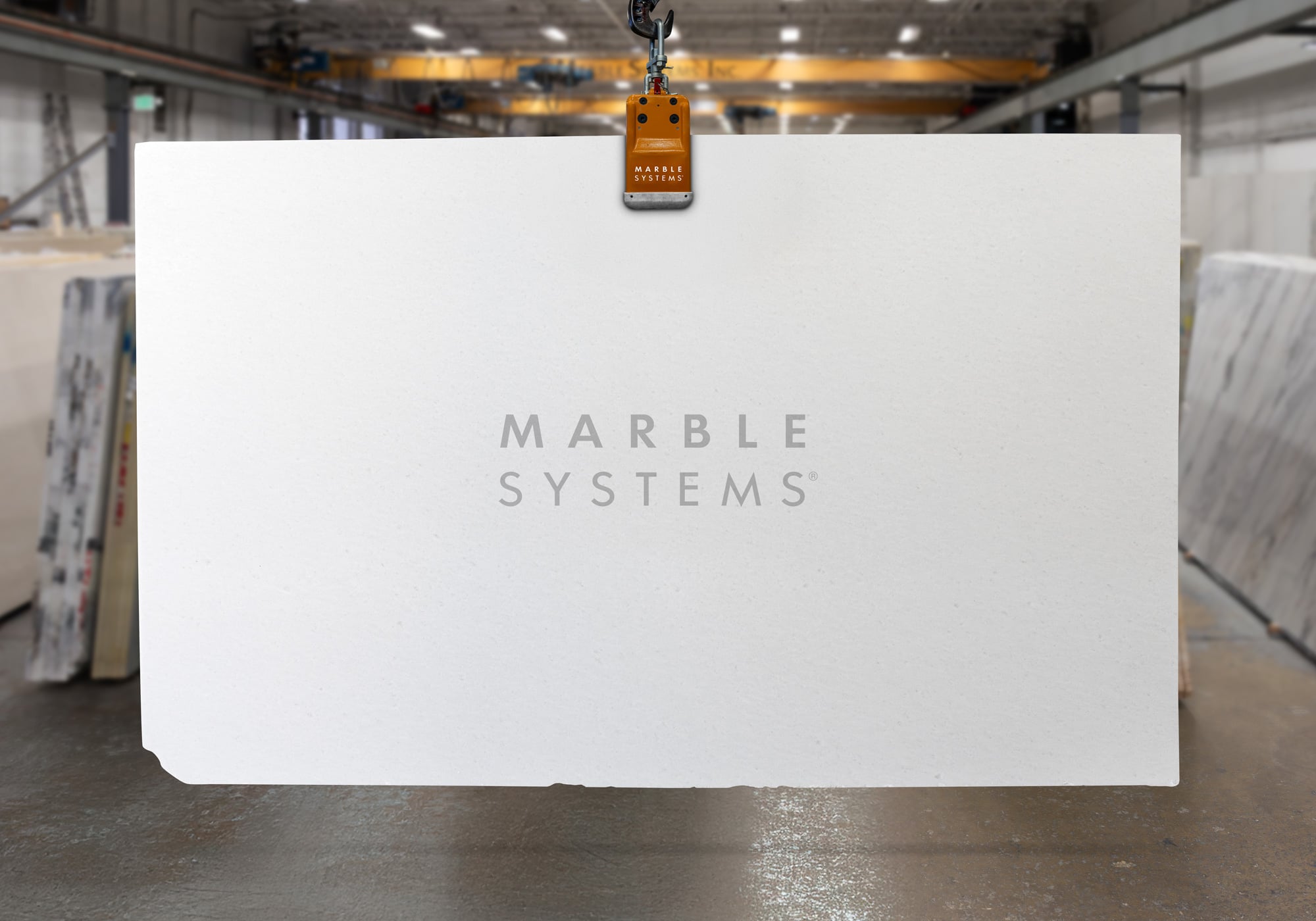 Absolute White Honed Marble - Premium product showcase