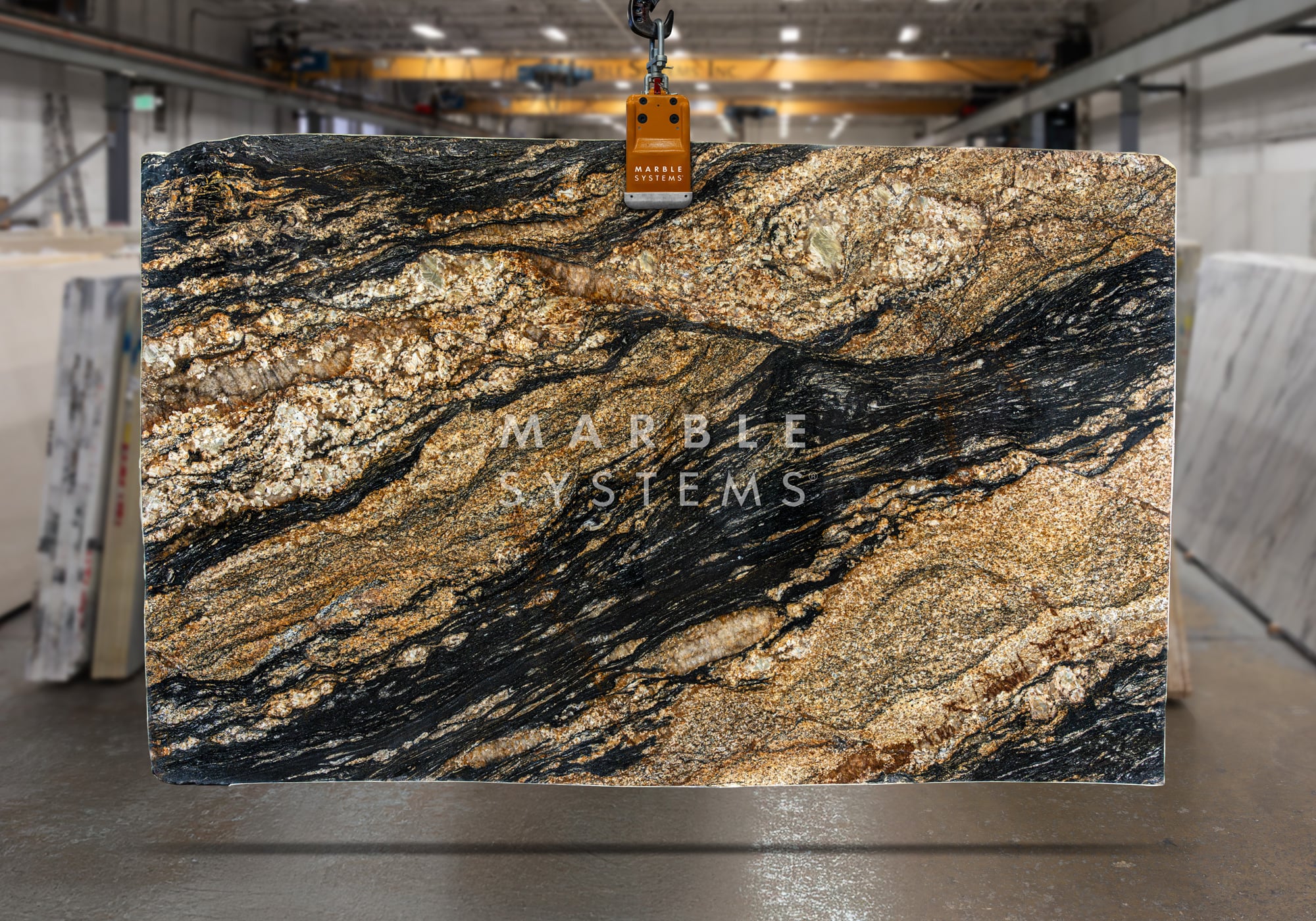 Magma Black Polished Granite - Premium product showcase